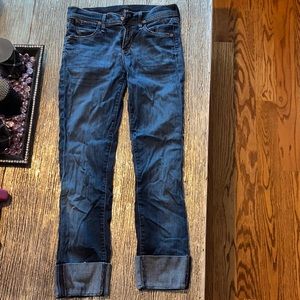 Citizen of humanity cropped straight leg jean
